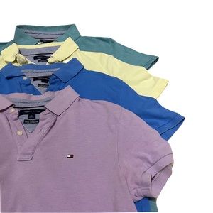Set of 4 Tommy Hilfiger men’s Polos 100% cotton